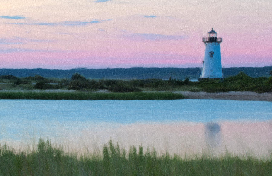 Edgartown Lighthouse Sunrise Photograph by Jack Nevitt
