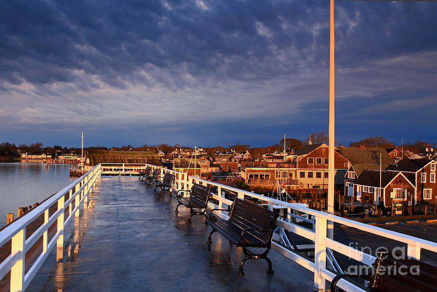 Edgartown Waterfront Photograph by Butch Lombardi