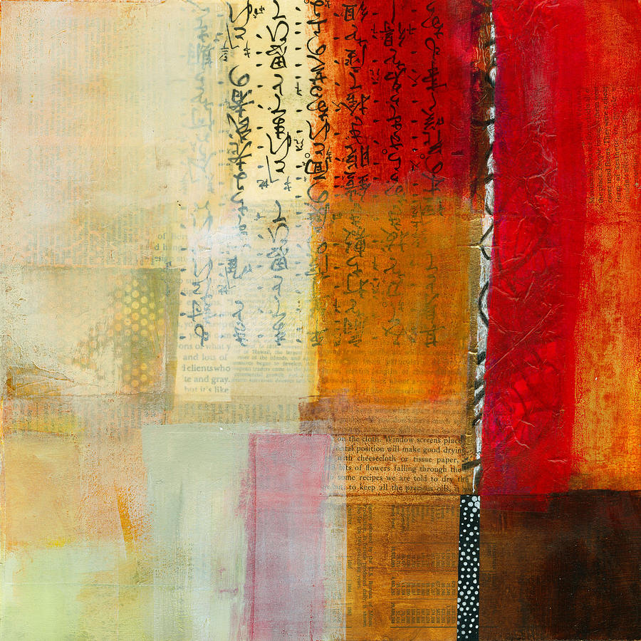 Abstract Painting - Edge Location 8 by Jane Davies