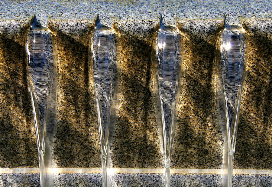 Edge Of A Fountain Photograph by Robert Woodward