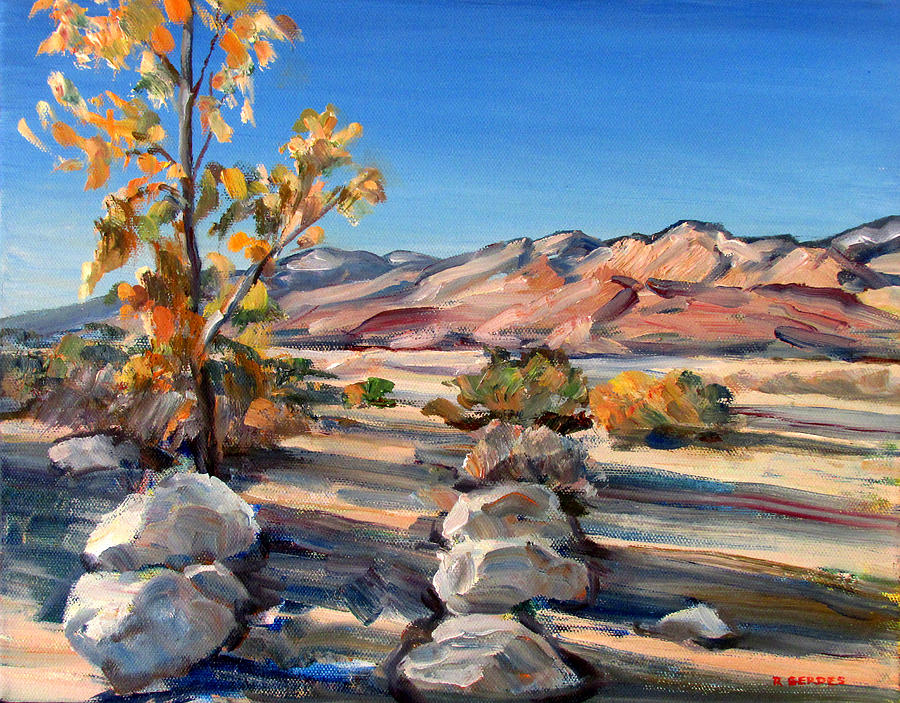 Nature Painting - Edge of the Desert by Robert Gerdes