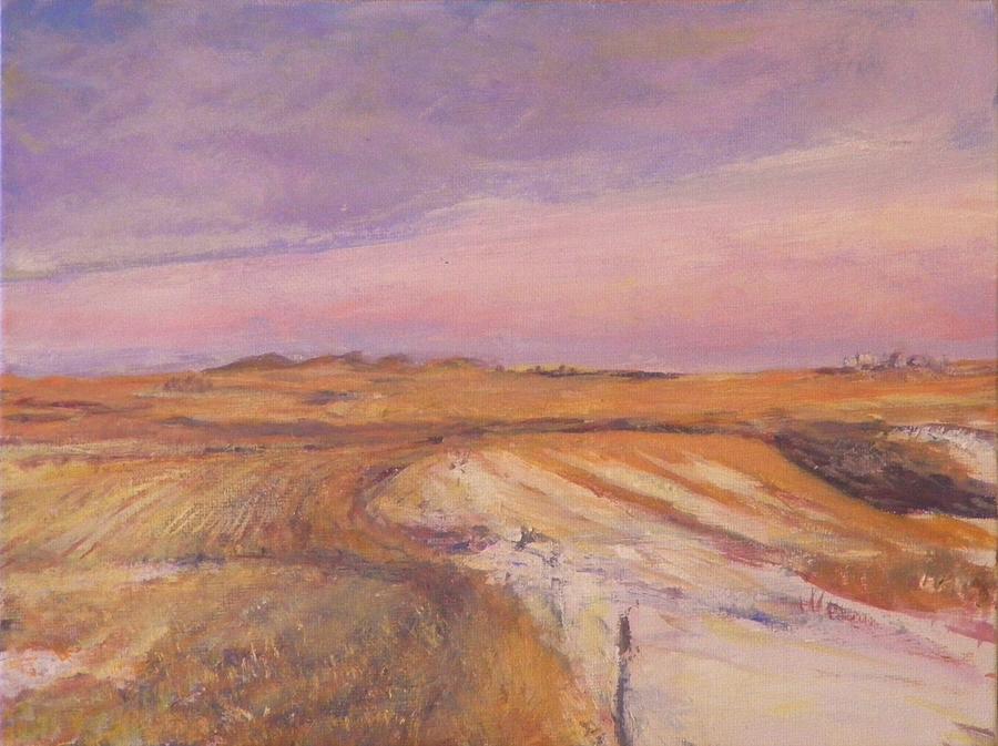 Edge of the Field Painting by Helen Campbell