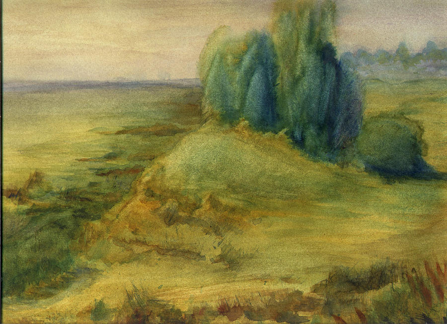 Edge of the Marsh 2 Painting by Peter Senesac