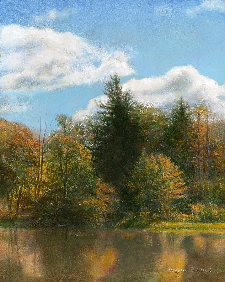 Edge of the Pond Painting by Wayne Daniels