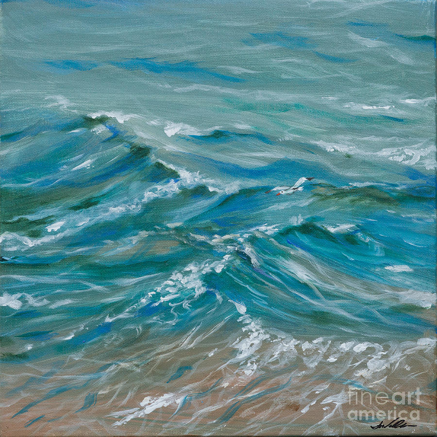 Edge of the Tide Painting by Linda Olsen