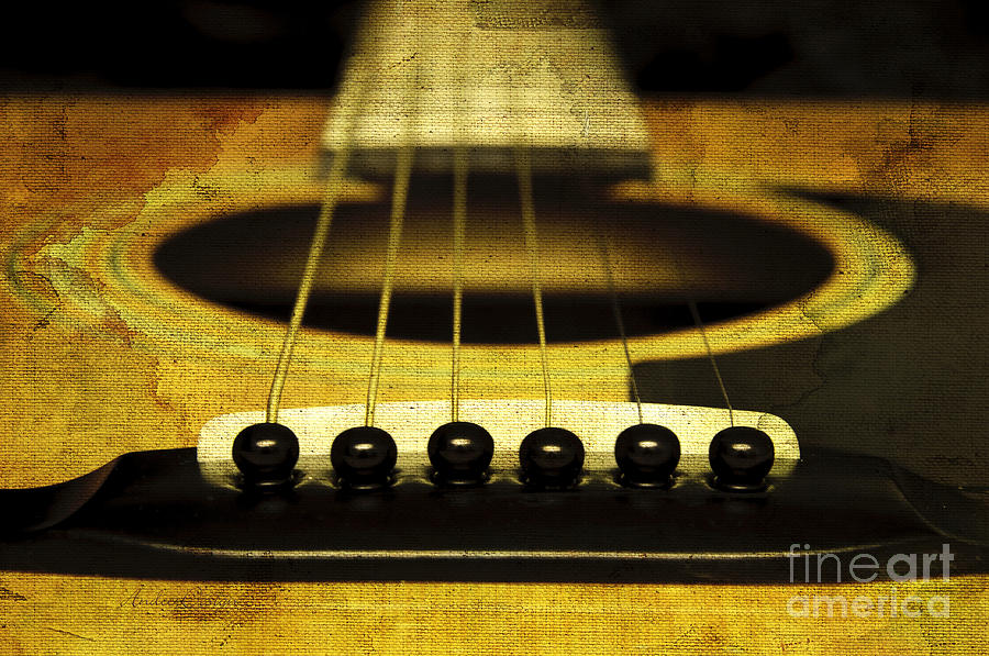 Edgy Abstract Eclectic Guitar 12 Photograph by Andee Design