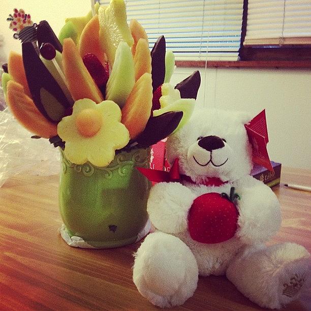 Edible Arrangement For My Birthday! Photograph by Beth Mayer