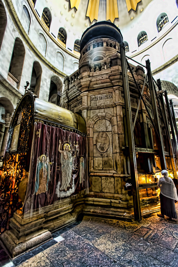 Byzantine Photograph - Edicule of the Tomb by Stephen Stookey