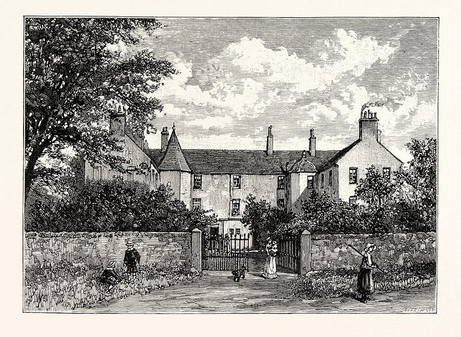 Edinburgh Brunstane House Drawing by English School | Fine Art America