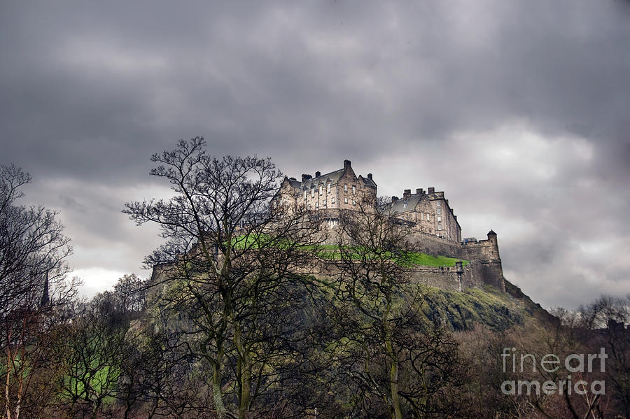 Edinburgh Castle Scotland Photograph by Ann Garrett