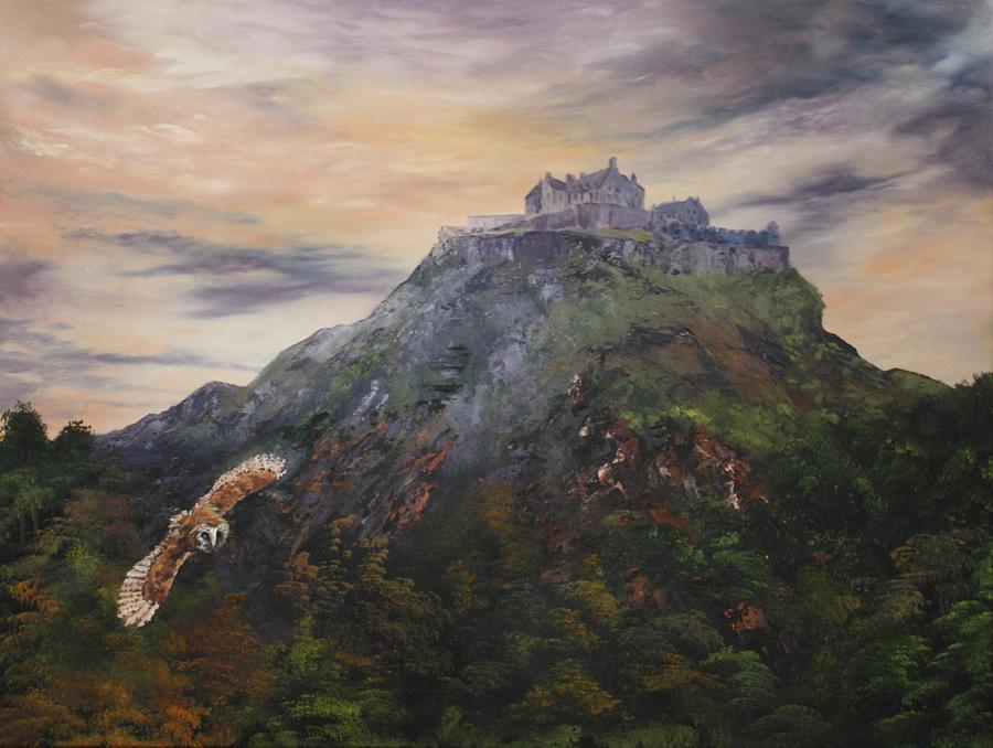 Edinburgh Castle Scotland Painting by Jean Walker