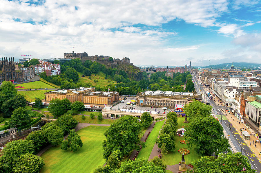 Edinburgh Cityscape, Scotland Photograph by Chrishepburn