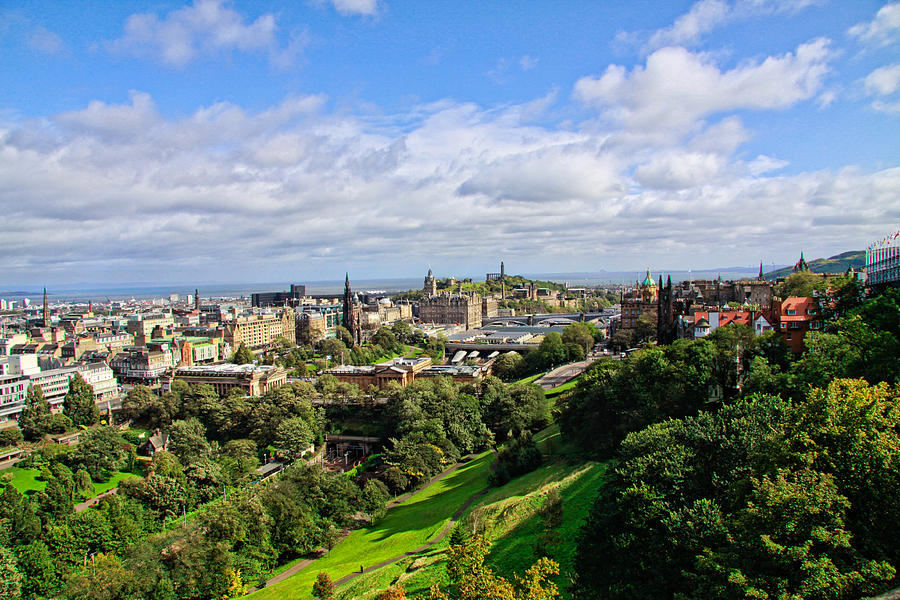 Edinburgh From The Castle Photograph