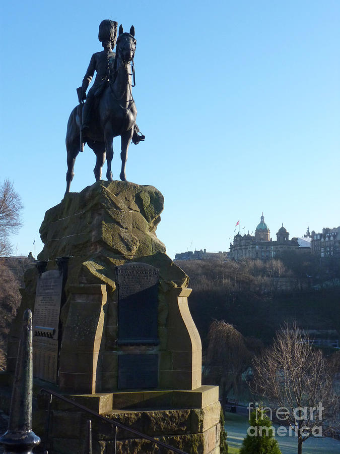 Edinburgh - Royal Scots Greys Memorial Photograph by Phil Banks