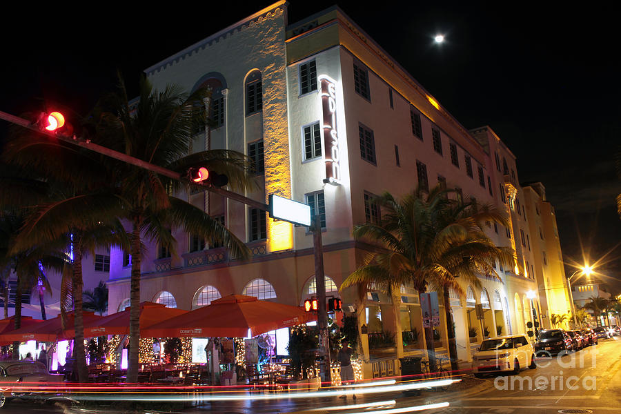 Edison Hotel South Beach Night 2 Photograph by Steven Spak