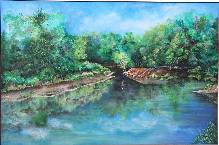 Edisto River Painting by Virginia Bond