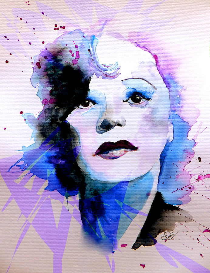 Edith Piaf Painting by Steven Ponsford