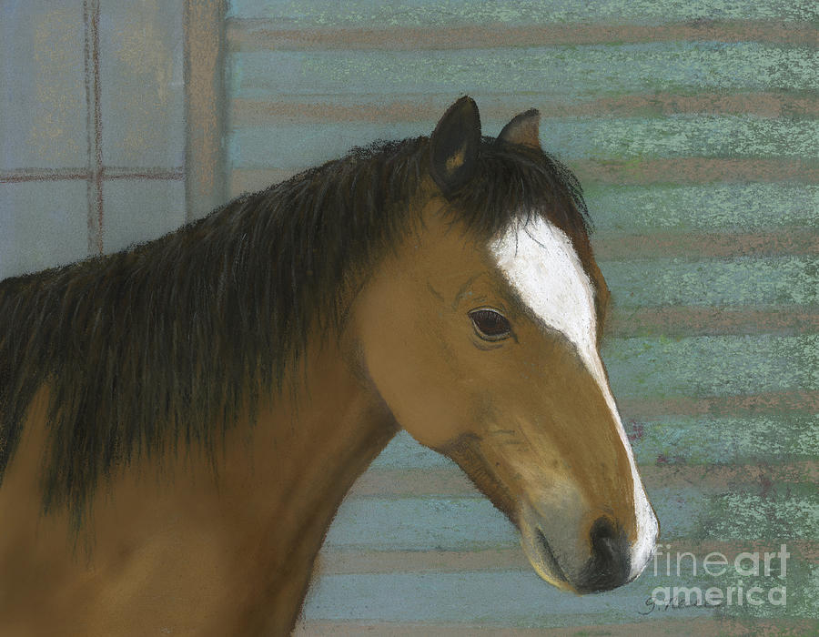 Ediths Horse Pastel by Ginny Neece