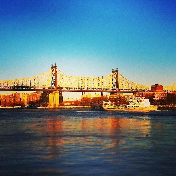 Bridge Photograph - #edkoch #queensborobridge #nyc #ny by Matthew Tarro