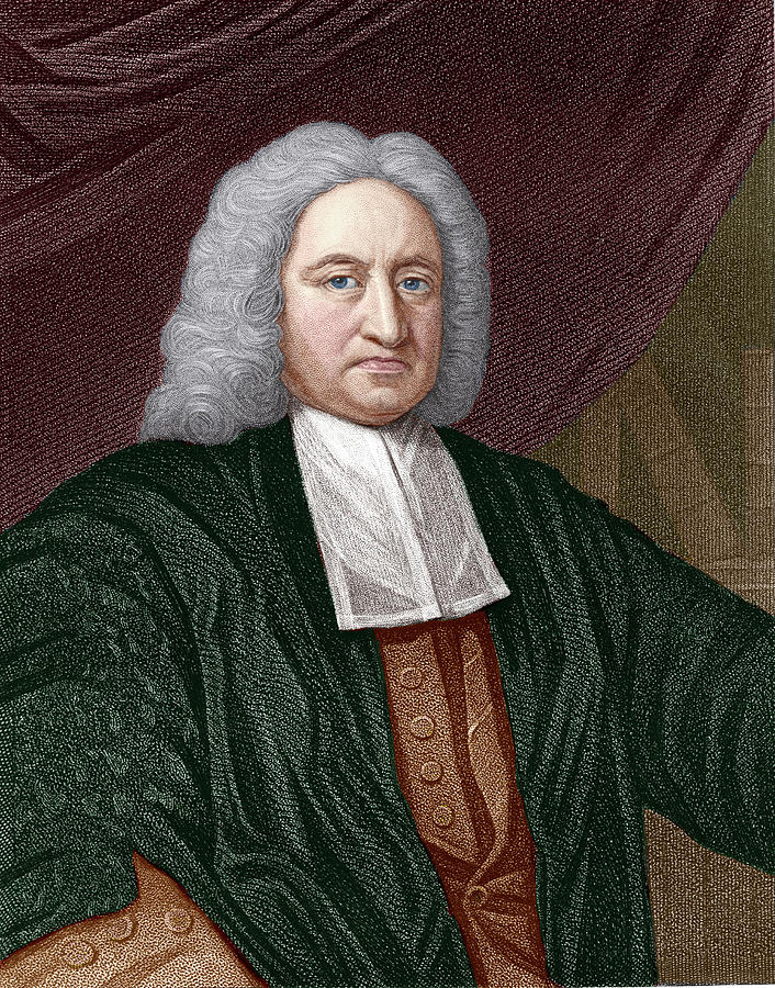 Portrait Photograph - Edmond Halley by Sheila Terry/science Photo Library