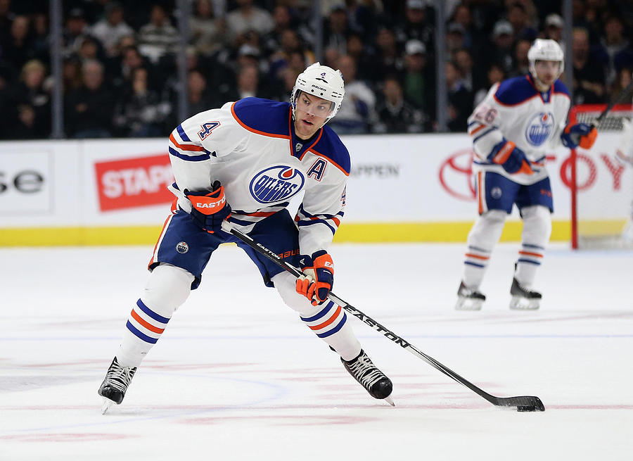 Taylor Hall Photograph - Edmonton Oilers V Los Angeles Kings by Jeff Gross