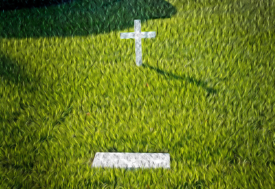 Edward Kennedy Grave Photograph by Paul W Faust -  Impressions of Light