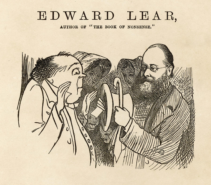 Edward Lear Artist And Nonsense Poet Drawing by Mary Evans Picture ...