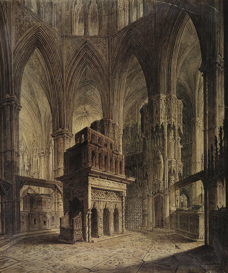 Cathedral Photograph - Edward The Confessors Shrine, Westminster Abbey by John Coney