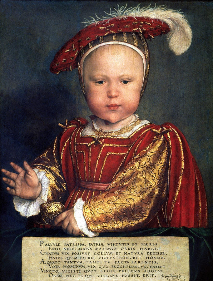 Hat Painting - Edward Vi Of England (1537-1553) by Granger