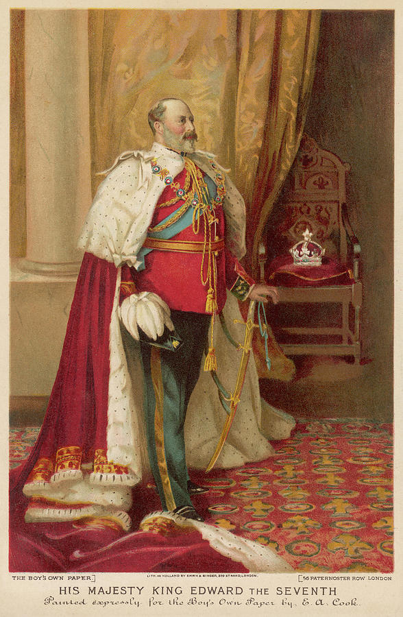 Edward Vii (1841 - 1910), British King Drawing by Mary Evans Picture ...
