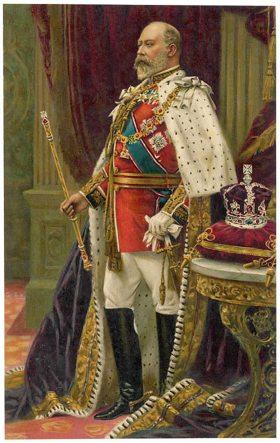Edward Vii, British Royalty Drawing by Mary Evans Picture Library