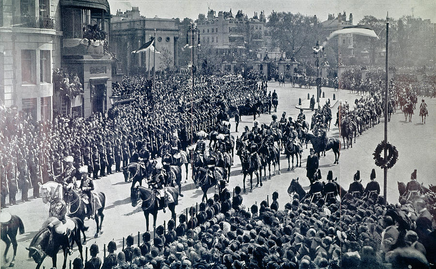 Edward Vii Funeral, 1910 Photograph by Granger