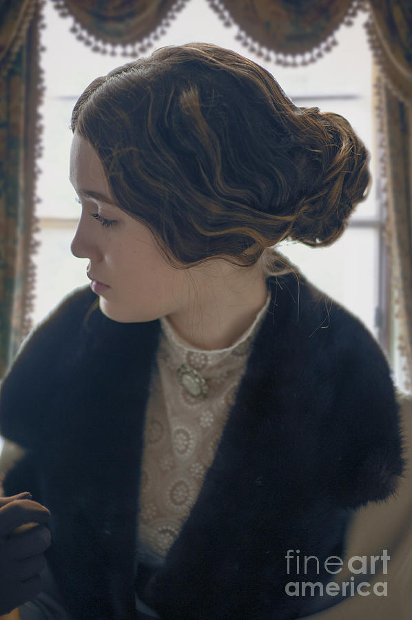 Edwardian Woman Portrait In Profile Photograph By Lee Avison Pixels