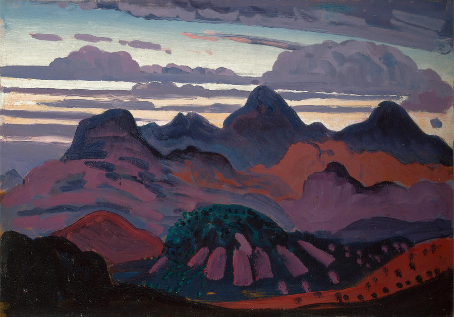 James Dickson Innes Painting - Deep Twilight Pyrenees by James Dickson Innes