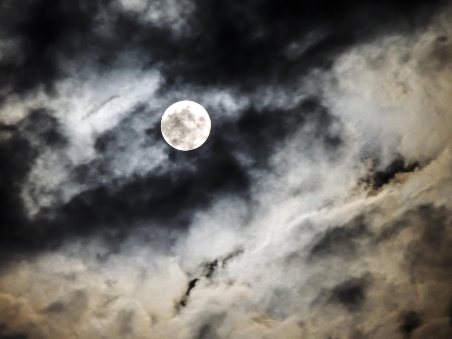 Eerie Moon Photograph by Edward Sember - Fine Art America