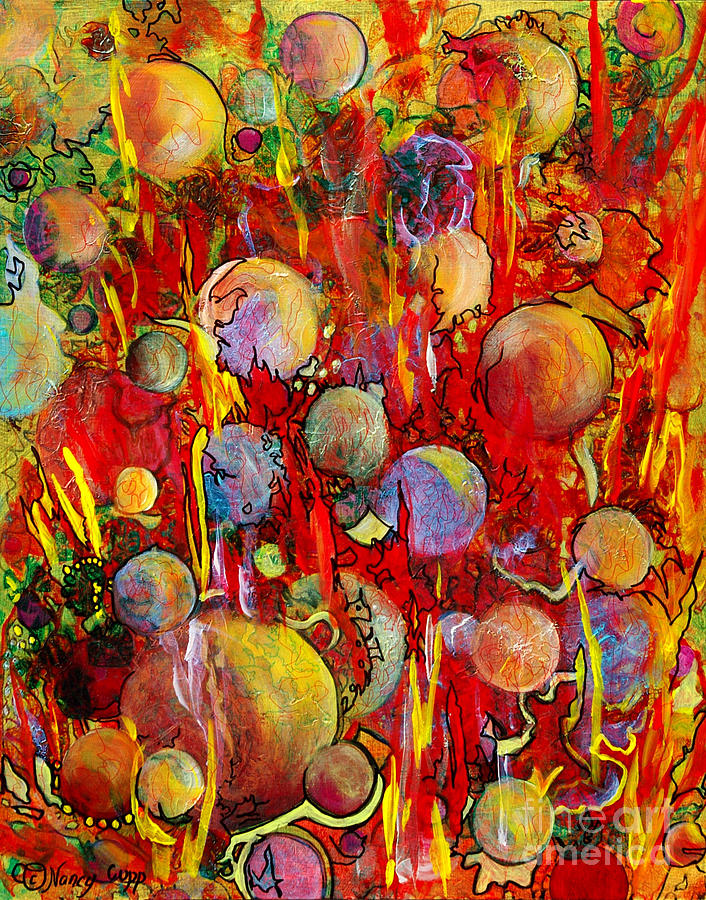 Effervesce Painting by Nancy Cupp