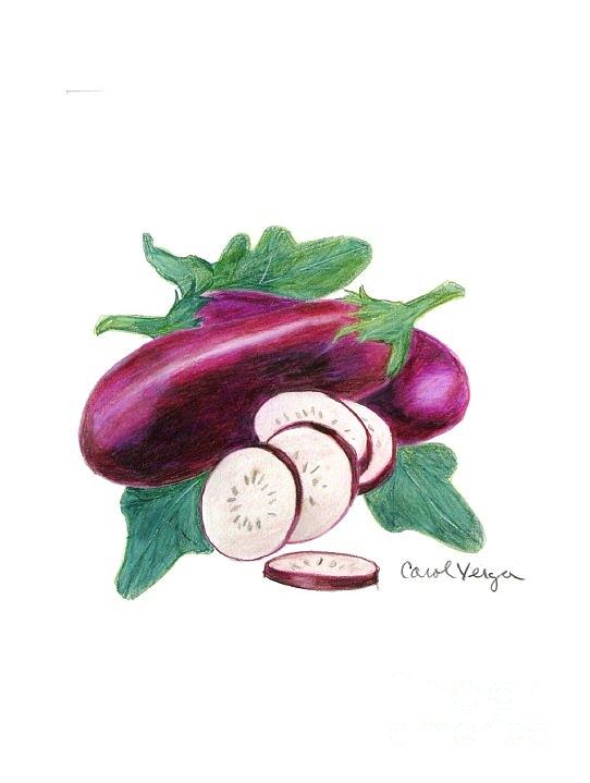 Free Vectors | Eggplant (line drawing) monochrome