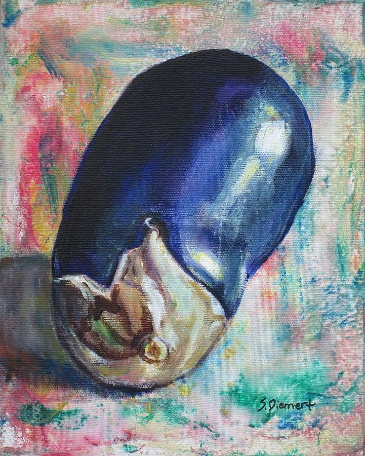 Still Life Painting - Eggplant by Sheila Diemert