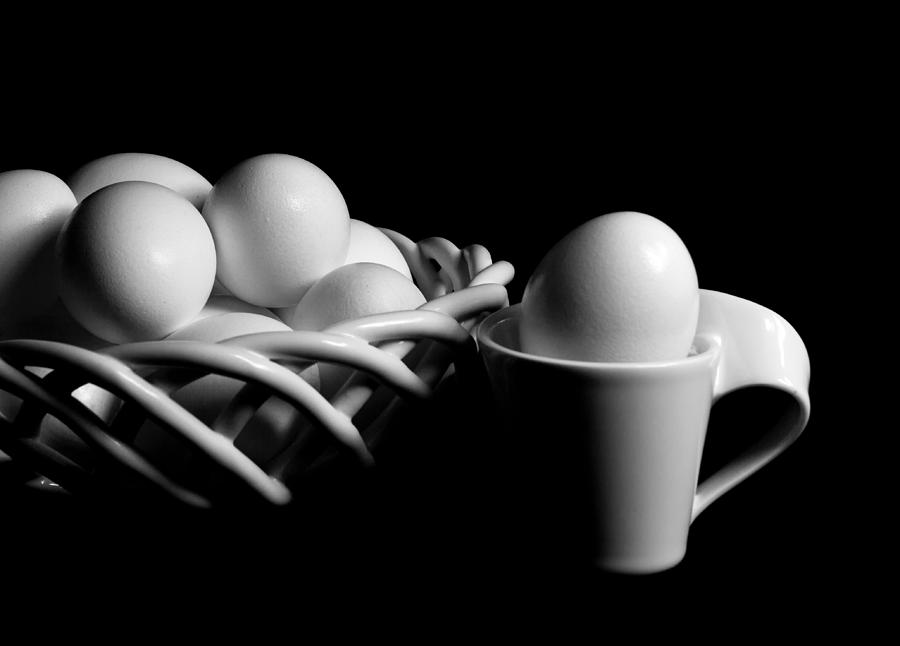 Eggs in a Basket Photograph by Cecil Fuselier