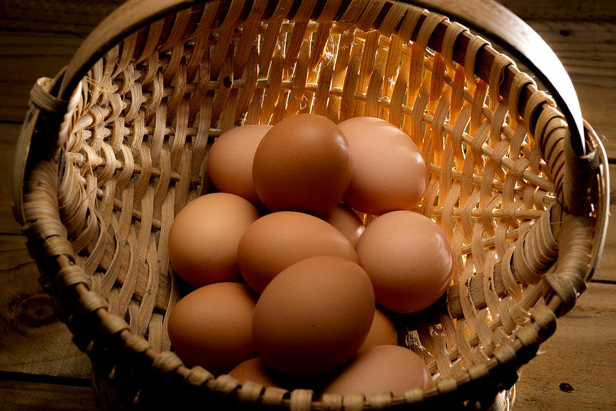 Eggs In A Basket Photograph by Kevin Cable