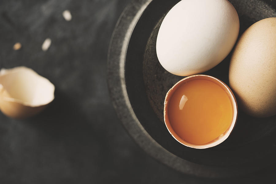Eggs in a bowl Photograph by Tarik Kizilkaya