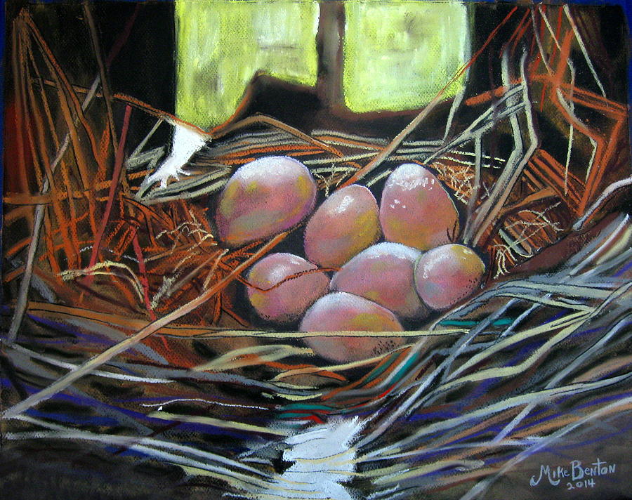 Eggs Pastel by Mike Benton