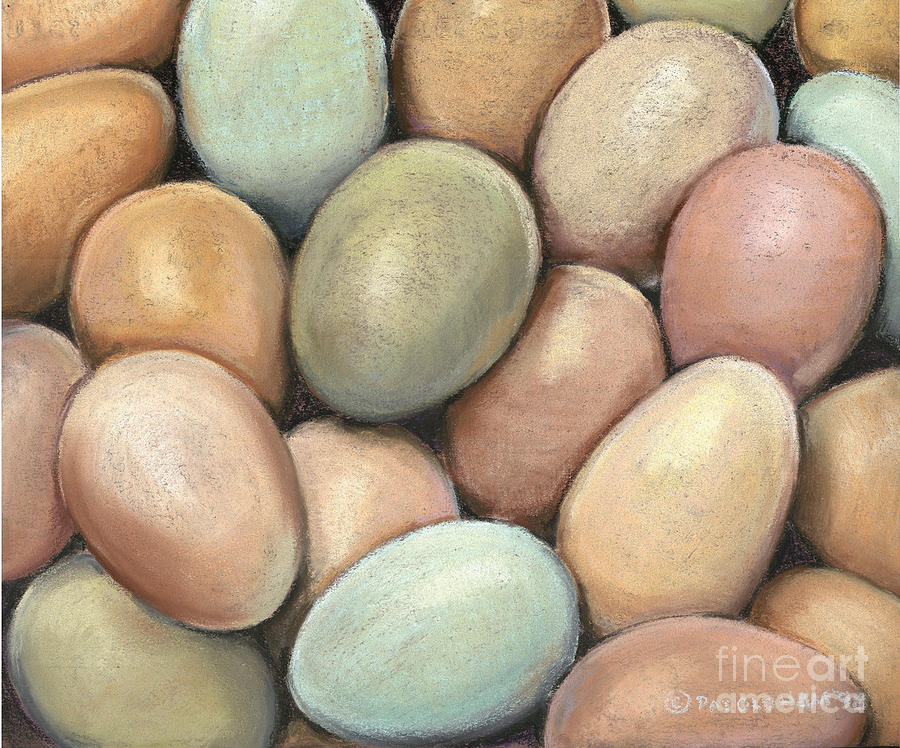 Eggs Pastel by Pat Oldham