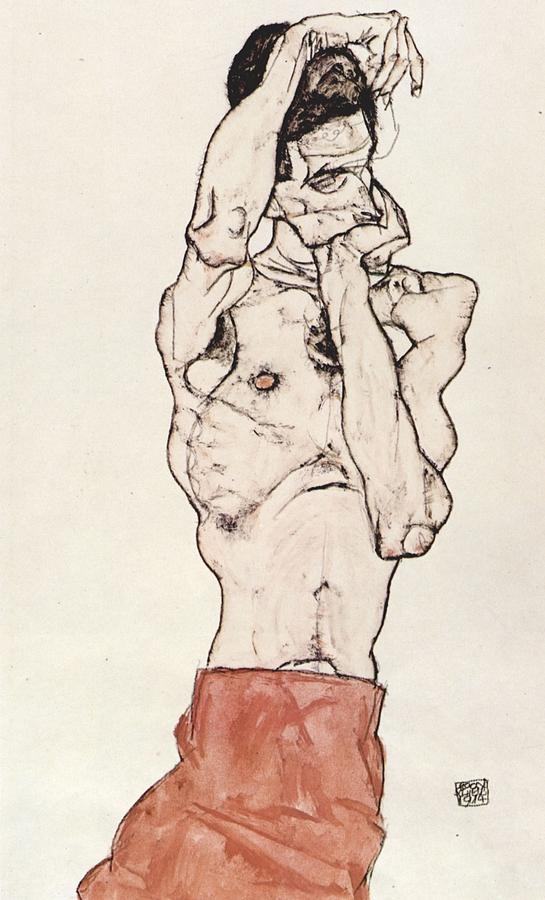 Egon Schiele      Painting by Celestial Images