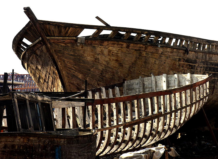 Egypt - Alexandria - Boat construction Photograph by Jacqueline M Lewis