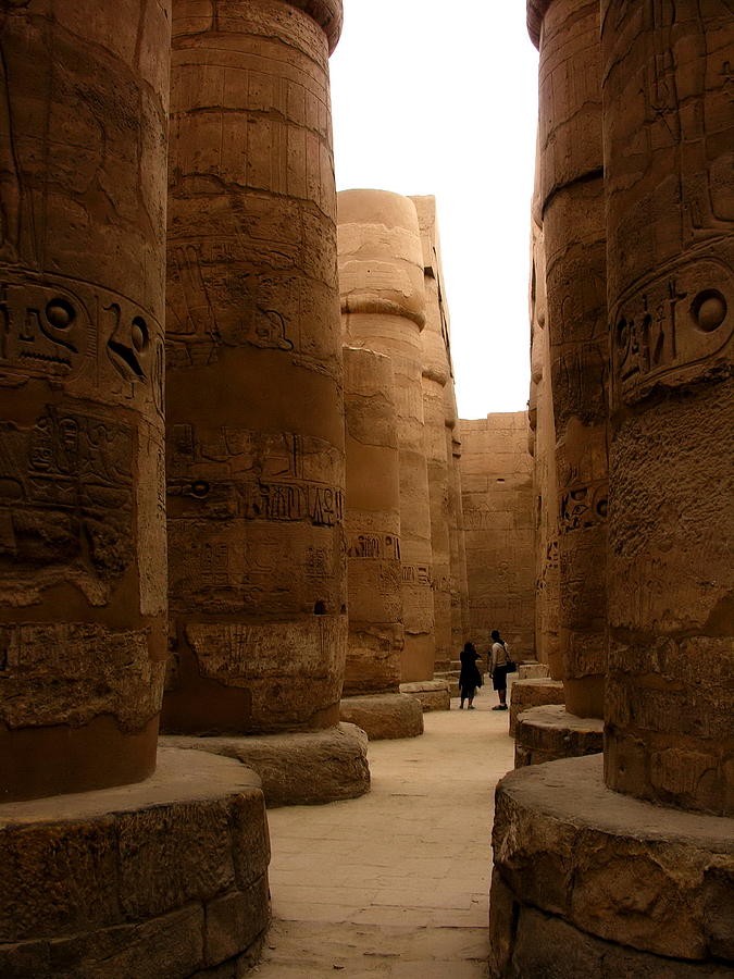 Egypt - Karnak Collosus Photograph by Jacqueline M Lewis