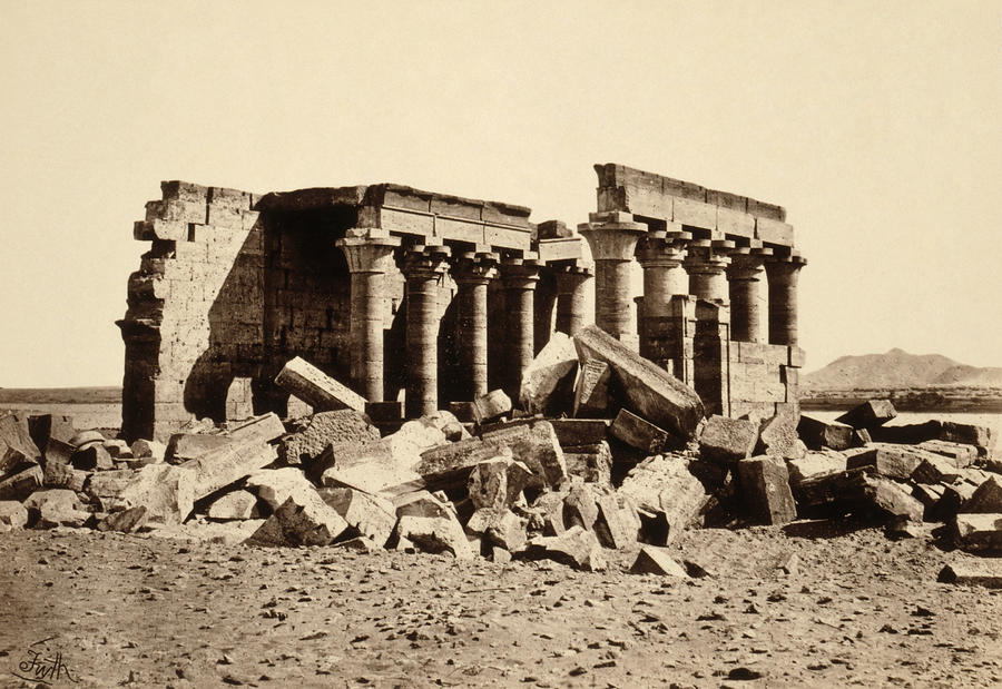 Egypt Maharraqa, 1857 Photograph by Granger