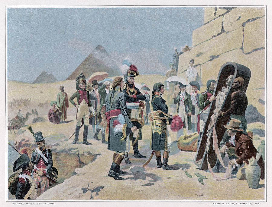 Egyptian Campaign Napoleon Drawing By Mary Evans Picture Library Pixels