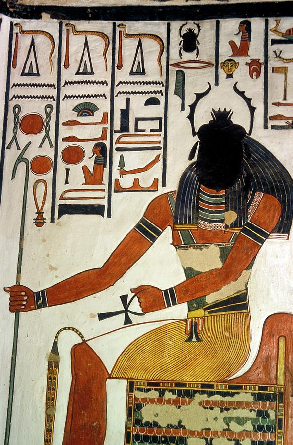 Egyptian God Khepri Photograph by Patrick Landmann/science Photo Library