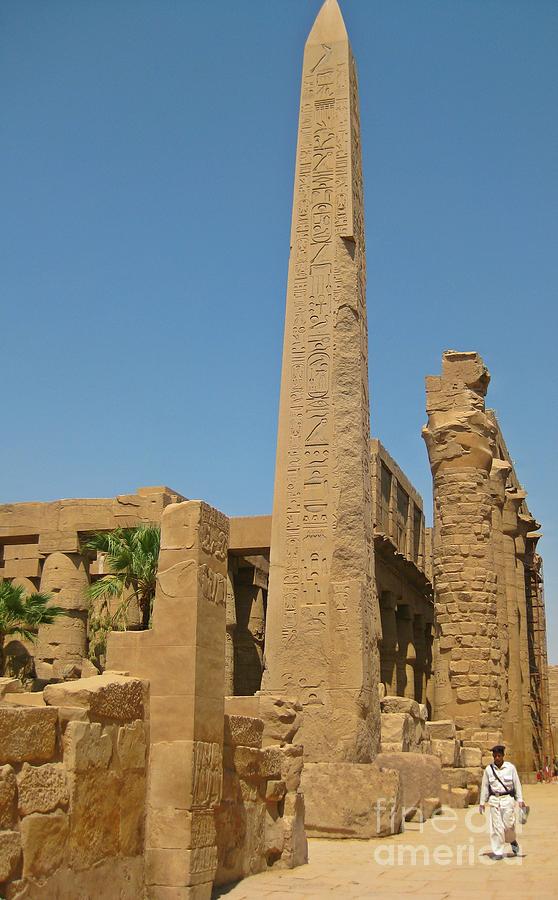 Egyptian Guard Among the Ruins Photograph by John Malone - Fine Art America